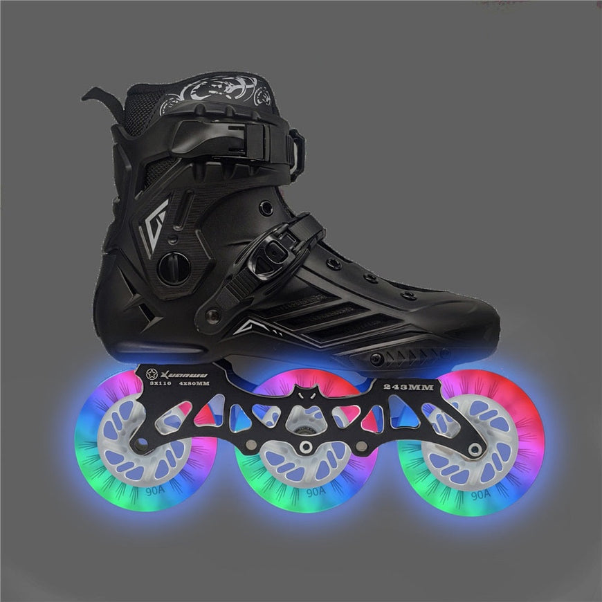 LED Roller Skate Shoes - 3 Wheels Inline Furvenzy