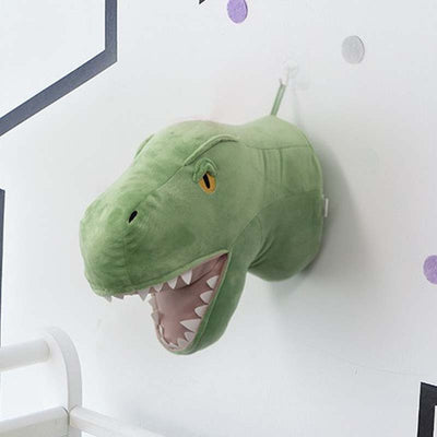 Animal Head Wall Decor Stuffed Animal Plush Toy 4