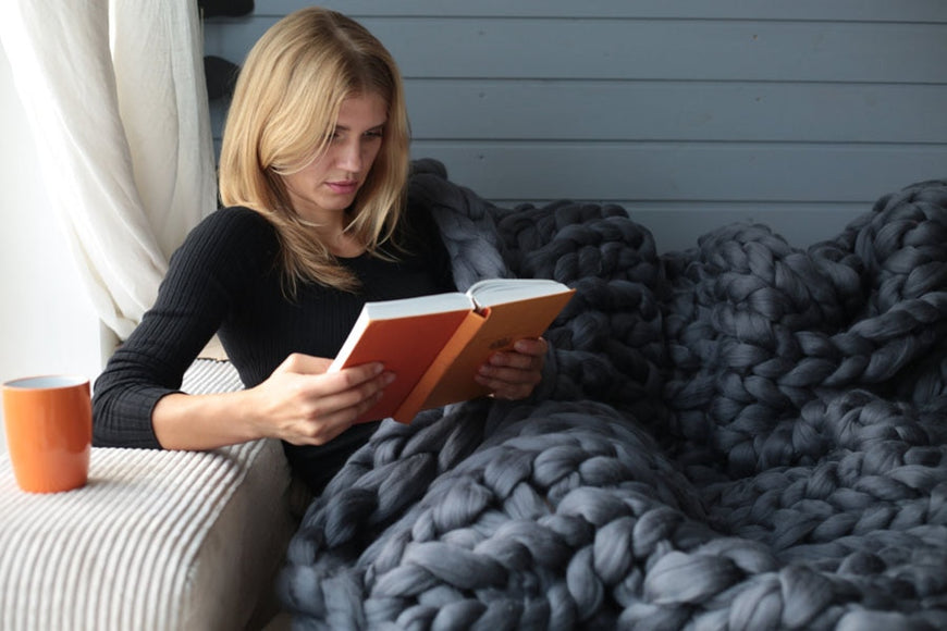 Merino Wool Throw Blanket - Furvenzy