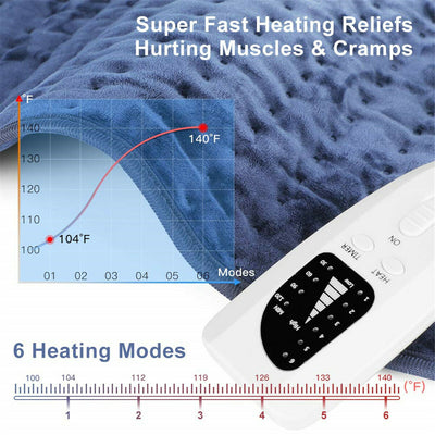 Electric Heating Pad Microplush Blanket 5