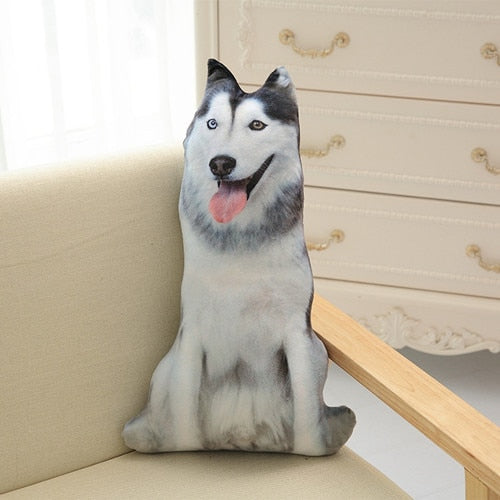 Husky hotsell dog pillow