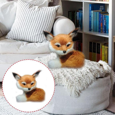 Realistic Fox Plush Stuffed Toy 11