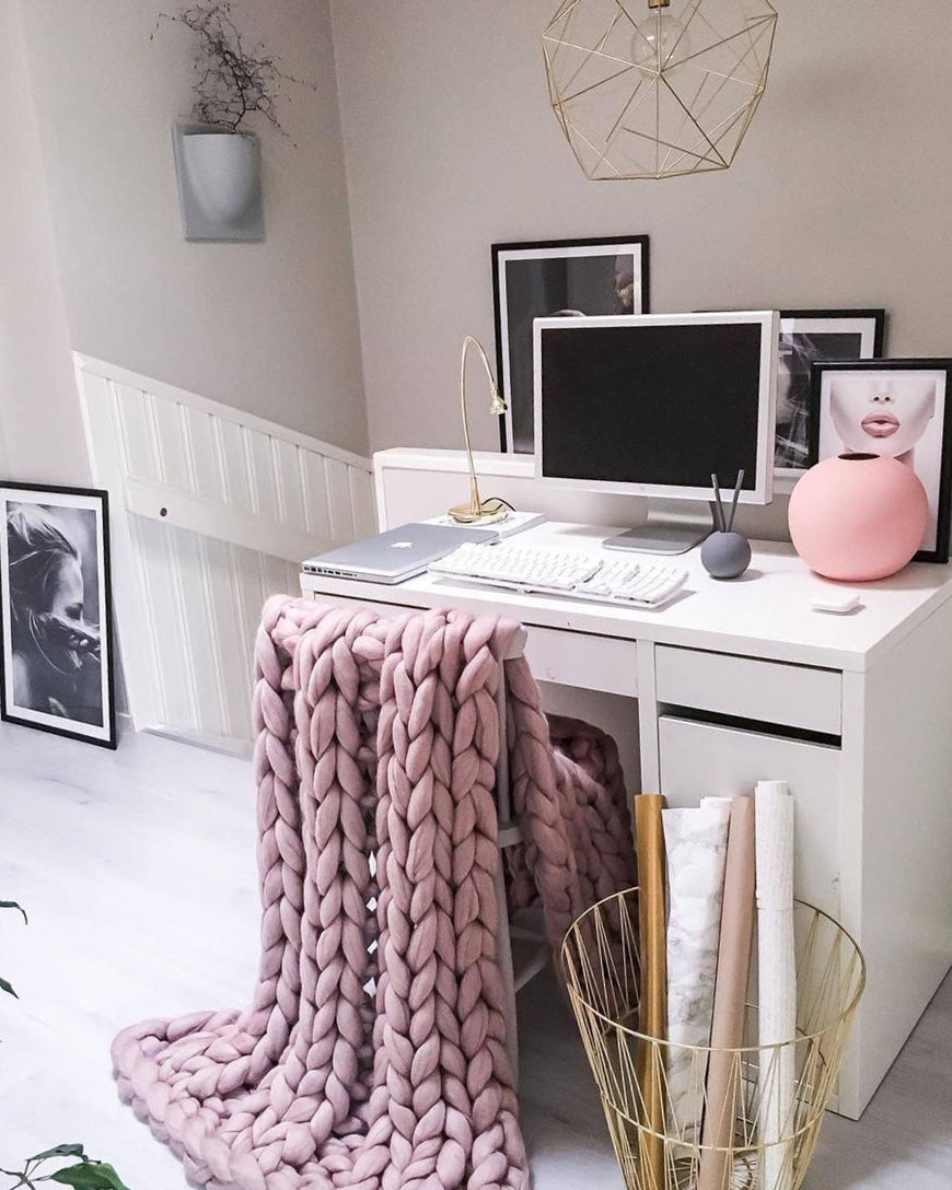 Merino Wool Throw Blanket - Furvenzy