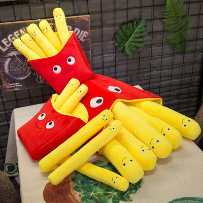 Simulation Food Fries Pillow Pizza Plush Toy 19