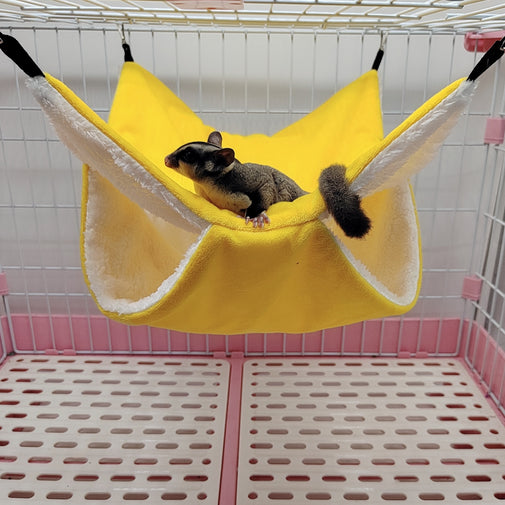 Hamster Hammock Pet Carrier & Crate Accessories Furvenzy Yellow 20 x 20 CM