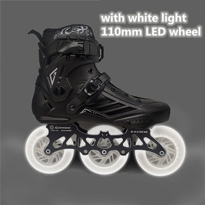 LED Roller Skate Shoes - 3 Wheels Inline