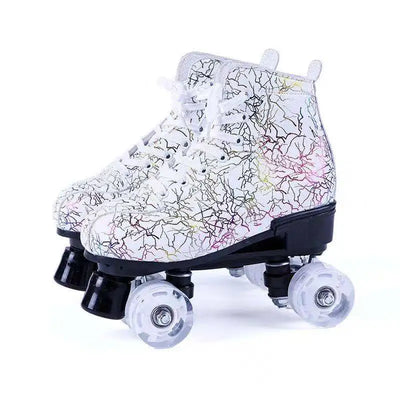 Printed Double Row Roller Skates 5