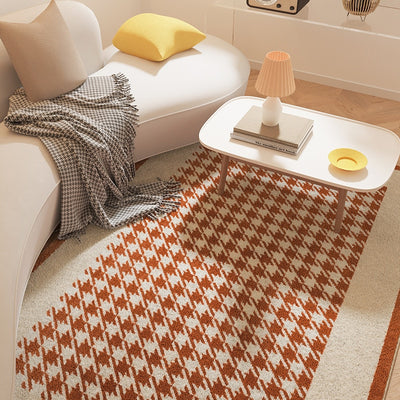 Checkered Rug Retro Checkerboard Carpet 13