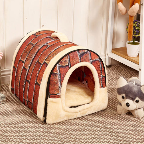 Dog House Bed Cave Furvenzy 01 S 35x30x28cm