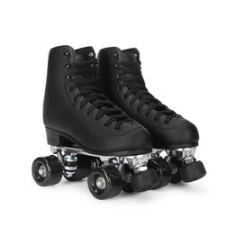 Double Row Leather Roller Skates Shoes Furvenzy