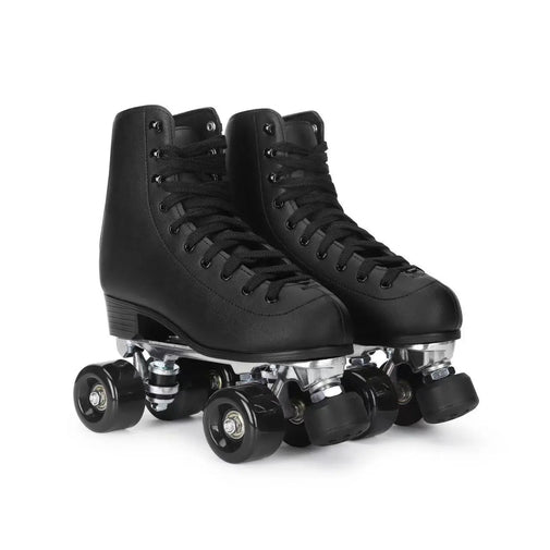 Double Row Leather Roller Skates Shoes Furvenzy