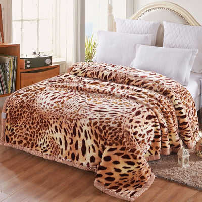 Weighted Blanket - Double Layer Fleece Bedspread 19