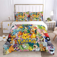 Pokemon Pikachu Quilt Cover Bedding