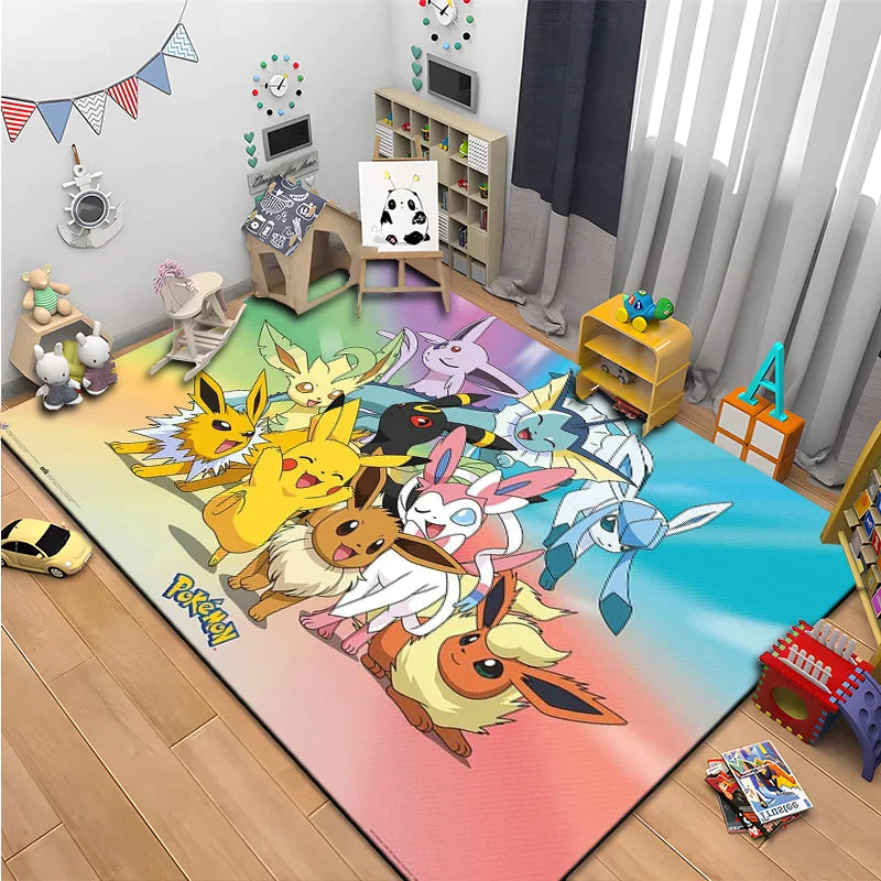 pokemon pikachu full character rug carpet 1