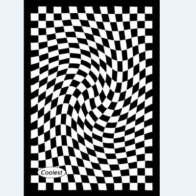 Checkered Moroccan Area Rug 24
