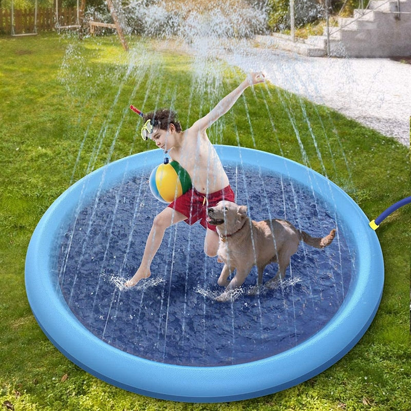 Splash Pad Sprinkler for Kids & Dogs - FUNBOY
