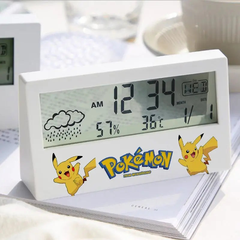 pokemon pikachu electronic table clock 1