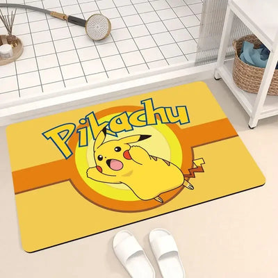 pokemon pikachu bathroom floor mat 9