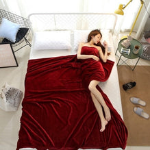 Soft Warm Coral Fleece Winter Blanket