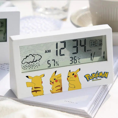 pokemon pikachu electronic table clock 8