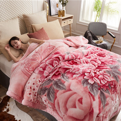Weighted Blanket - Double Layer Fleece Bedspread 3