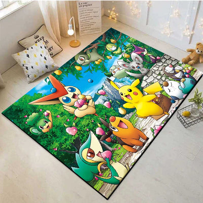 pokemon pikachu full character rug carpet 6