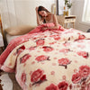 Weighted Blanket - Double Layer Fleece Bedspread 25