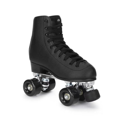 Double Row Leather Roller Skates Shoes 3