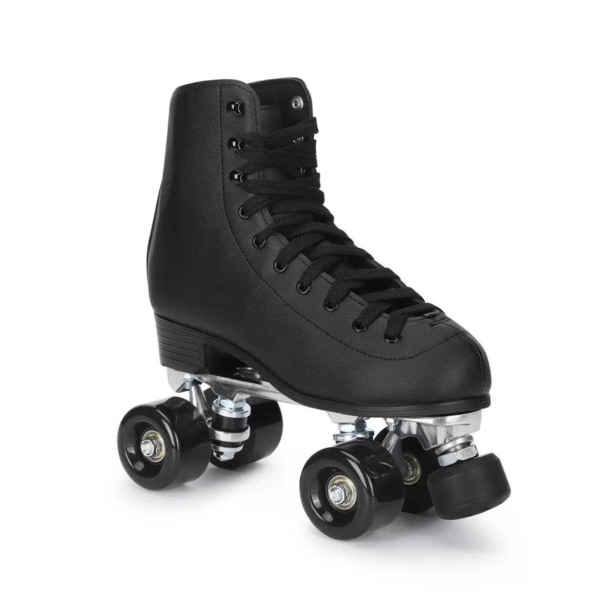 Double Row Leather Roller Skates Shoes Furvenzy