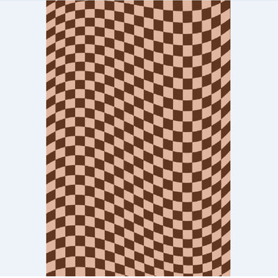 Checkered Moroccan Area Rug 18