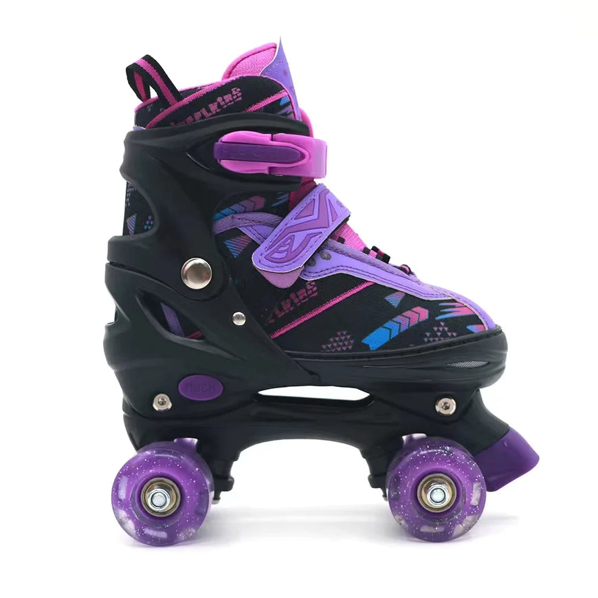 Kids Roller Skating Shoes Purple Furvenzy