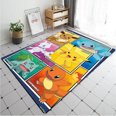 pokemon pikachu full character rug carpet 5