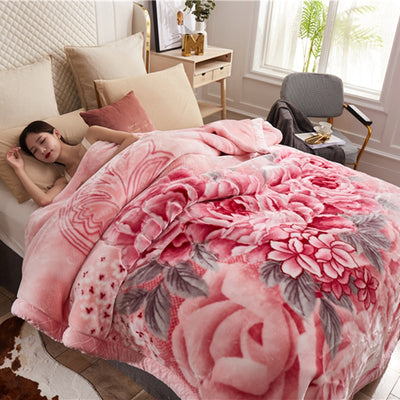 Weighted Blanket - Double Layer Fleece Bedspread 26