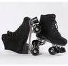 Leather Roller Skates Shoes Quad Sneakers - Furvenzy