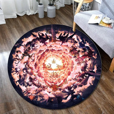 pokemon round bedroom rug carpet 25