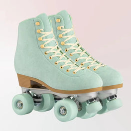 Roller Skates Leather Shoes for Men & Women Furvenzy