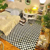 Checkerboard Living Room Carpet Geometric Rug 23
