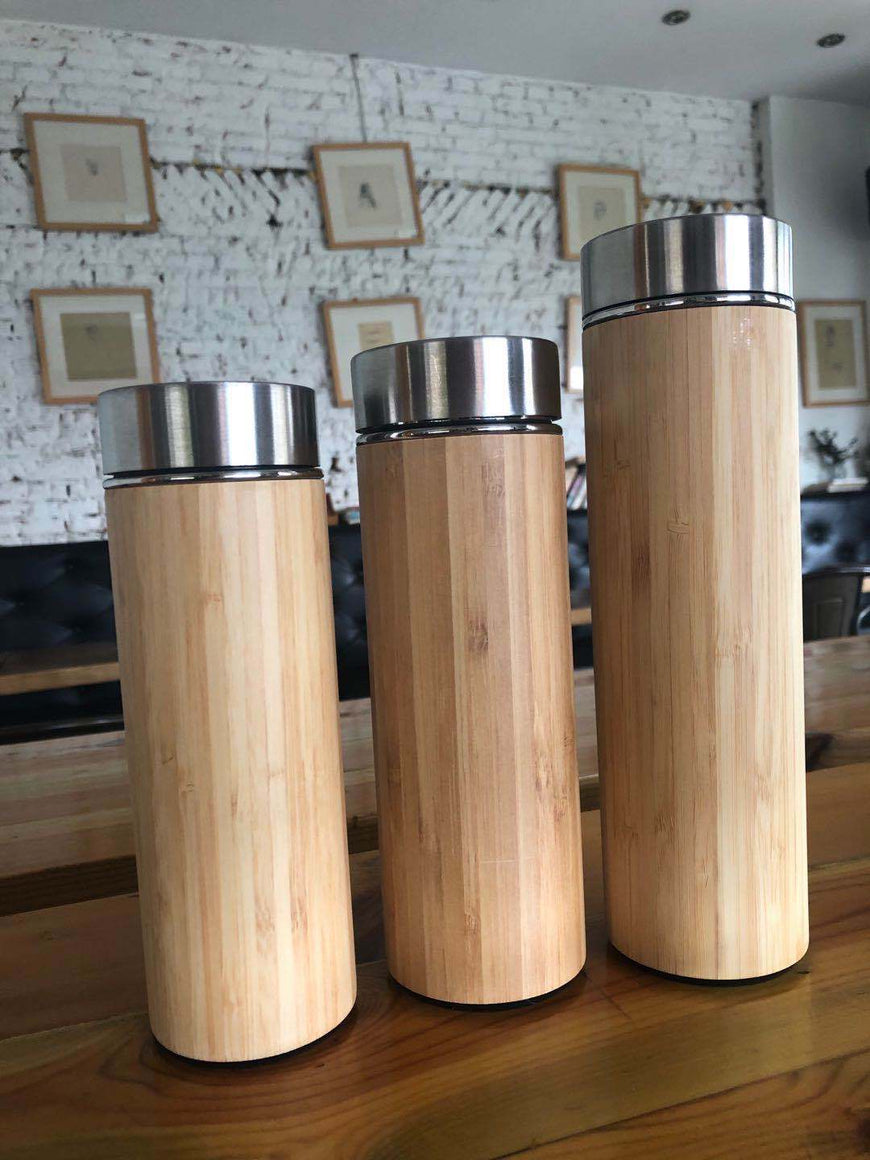 Bamboo Water Bottle Furvenzy
