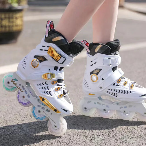 Professional Flat Inline Roller Skates for Men & Women Furvenzy