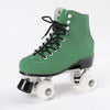 Leather Roller Skates Shoes Quad Sneakers - Furvenzy