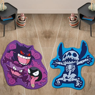 Pokemon Gengar Bedside Rug Carpet - Furvenzy