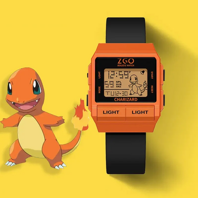 pokemon pikachu electronic waterproof watch 1
