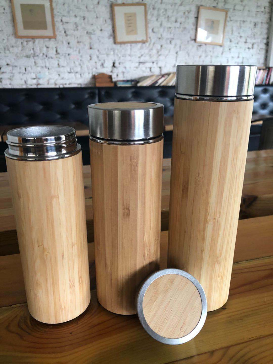 Bamboo Water Bottle Furvenzy