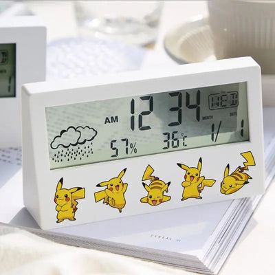 pokemon pikachu electronic table clock 9
