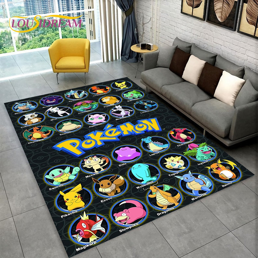 Poemon Rugs Pokemon Area Rug Carpet - Furvenzy