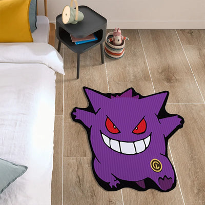 pokemon gengar bedside rug carpet 4