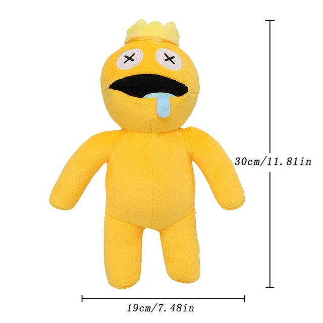 Brand New Rainbow Friends Yellow Plush Toy Soft Stuffed Animal