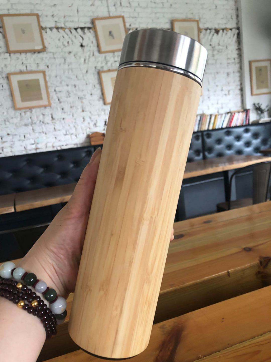 Bamboo Water Bottle Furvenzy