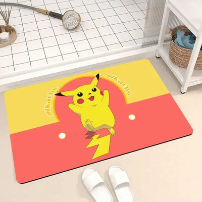 pokemon pikachu bathroom floor mat 8
