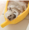 Banana Cat Bed - Furvenzy